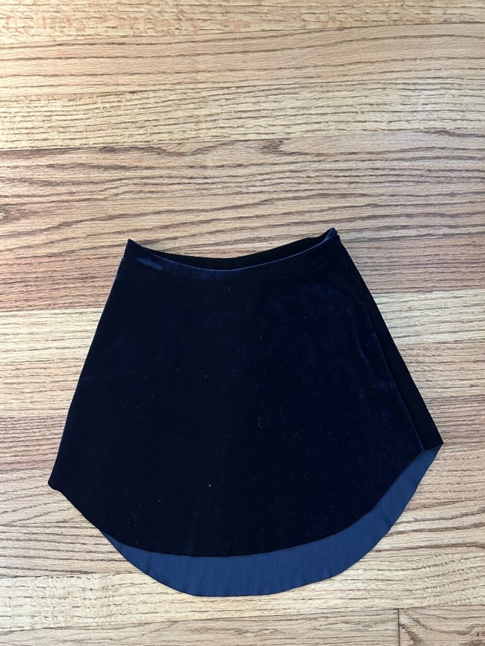 Navy Blue Velvet Eleve Dancewear Skirt - Tulip Skirt